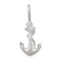 Sterling Silver Fouled Anchor Charm Jewelry Pendant 26mm x 11mm